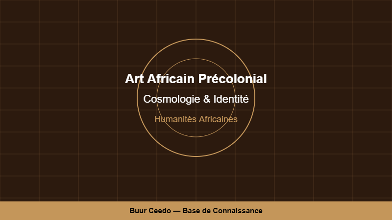 L'Art Africain Précolonial : Cosmologie,